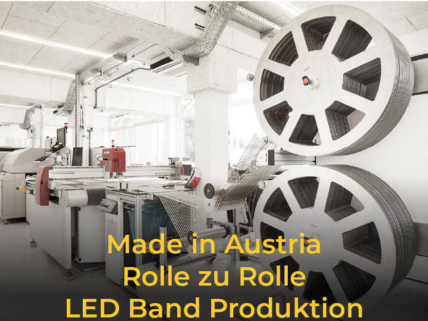 R2R LED Band Fertigung im Haus