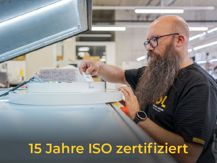 Wir sind seit über 15 Jahre ISO zertifiziert