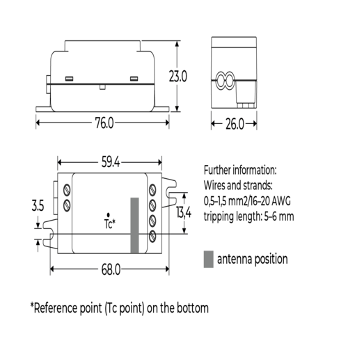 BL Casambi dimmer 2CH PWM
