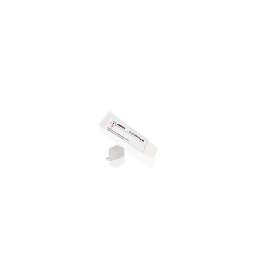 BL end cap set IP67 plastic white for AIR Slim incl. adhesive