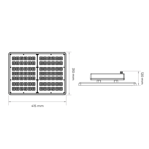 BL HB Comfort+ surface/pendant luminaire 487mm 32000lm 200W 110D 840 DALI