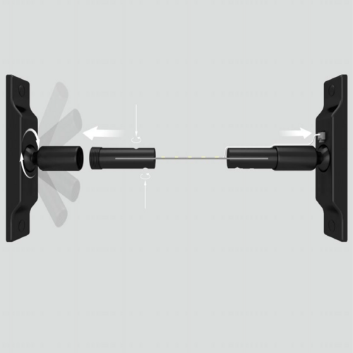 BL COR Skyline LED-Lichtsystem 890lm/m 24VDC 8,7W/m IP20 930 12m schwarz