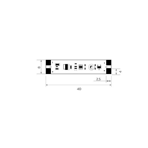 BL iTouch Platine für 24V Lichtbänder mit Touchfunktion