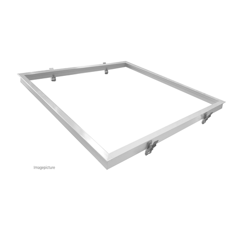 BL recessed mounting kit for panel 1197x297 aluminium white RAL9003