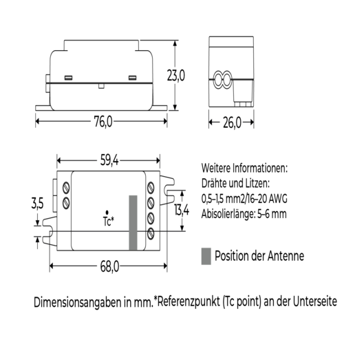 BL Casambi Dimmer 2CH PWM