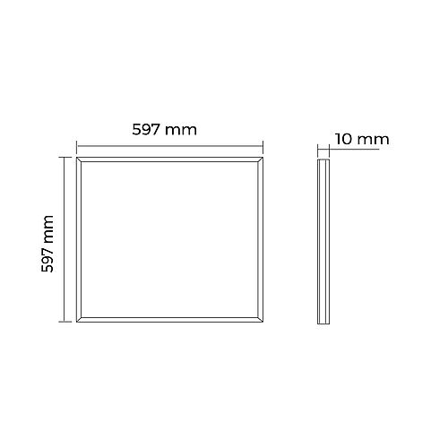 BL Panel Comfort 597mm 4000lm 30W 90D 940 white 900mA