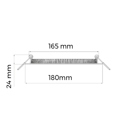 BL Downlight Pure Einbauleuchte 180mm 1300lm 12,5W 110D 830 WH IP44 350mA