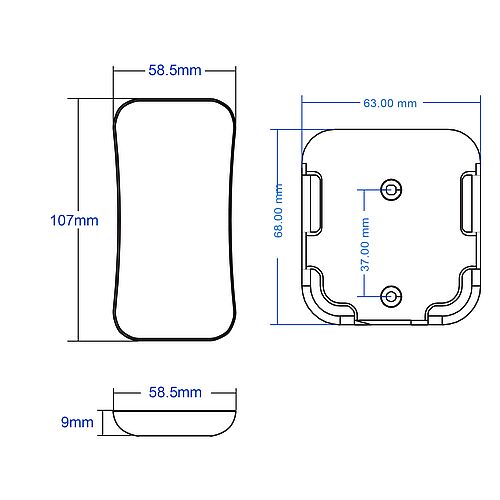 BL Remote Control RGBW Wireless
