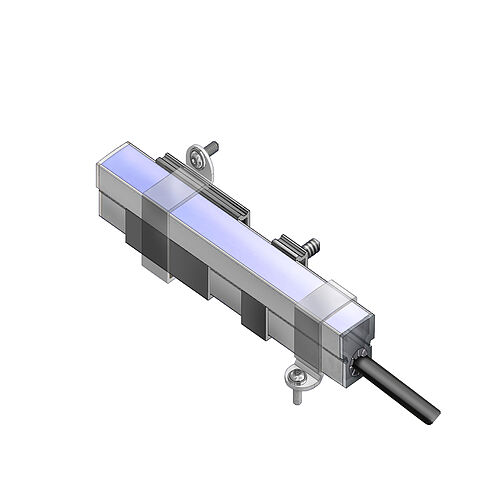 BL AIR Side LED ligth tube 170lm/m 24VDC 14.4W/m IP67 RGB 5m