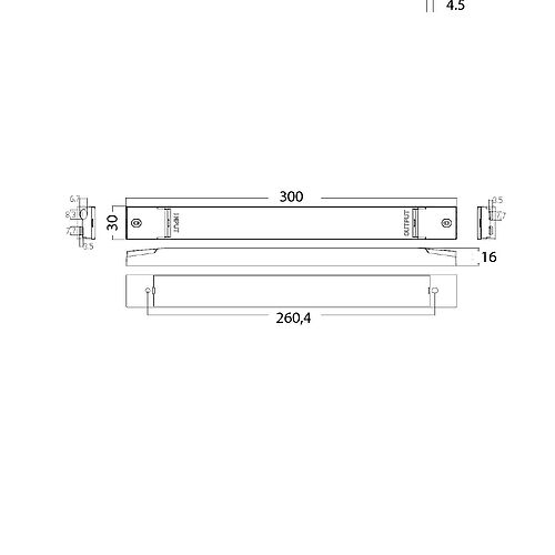 BL DRIVE Eco Slim 60W 24V IP20 Power Supply