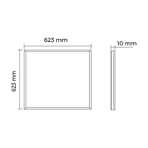 BL Panel Comfort 623mm 4000lm 30W 90D 940 white 900mA