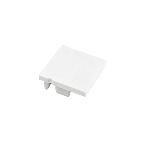 BLine E-M-ON02 Endkappe weiß für Profil P-M-ON02 u. Abd. C-M-02 ohne Bohrung