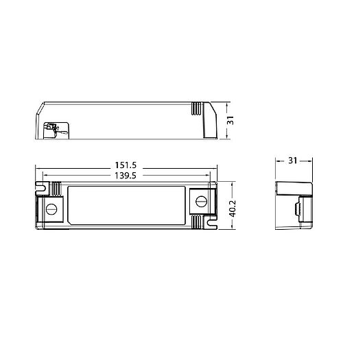 BL DRIVE 60W 24V IP20 Power Supply
