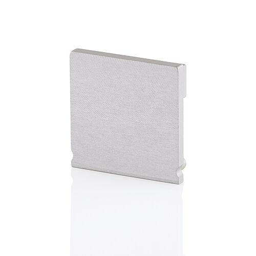 BLine Select XT00U Endkappe silber für Profil XT02 und U-Abdeckung ohne Bohrung