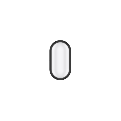 BL Bulli Pure side room luminaire oval 120mm 500lm 5W 120D 830 black