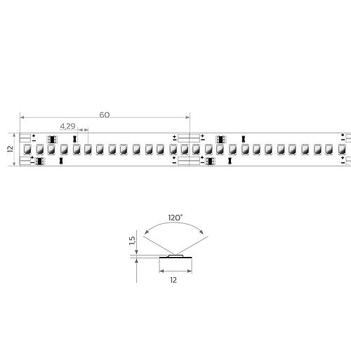 BL ONE Select Dual-S LED-Strip 2000lm/m 24VDC 20,1W/m IP20 940 5,04m