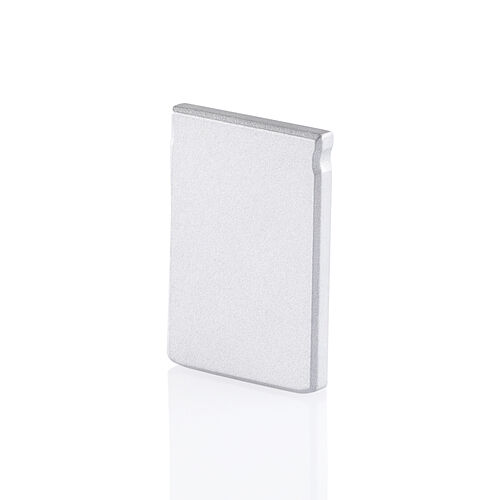 BLine Select YT007 Endkappe silber für Profil YT07 und Abdeckung YX01/02 o. Loch