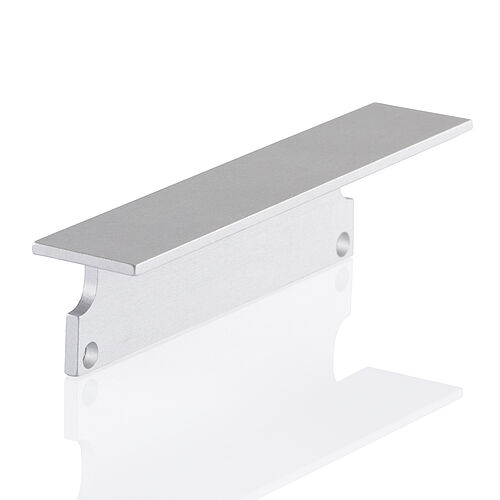 BLine Select YT008 End cap silver for profile YT08 and cover YX01/02 w/o hole