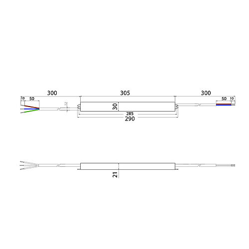 BL DRIVE IP 100W 24V IP67 Netzteil Outdoor