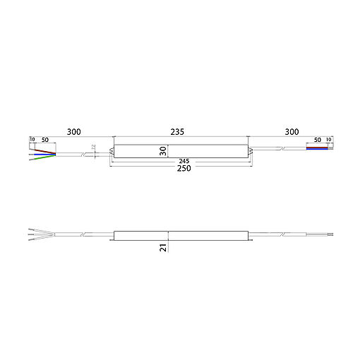 BL DRIVE IP 30W 24V IP67 Netzteil Outdoor