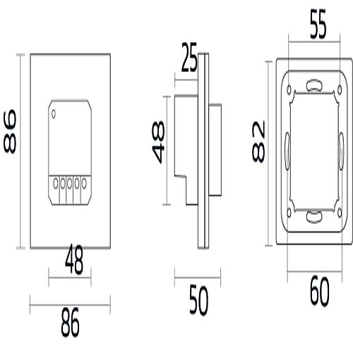 BL Controller DTW 12-24VDC 144W für LED-Strip IP20 PWM